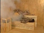 Ca brule dans le sauna 